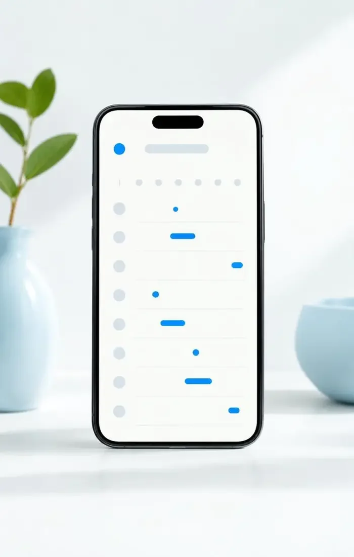 韩漫AI短剧 APP 追更日历界面